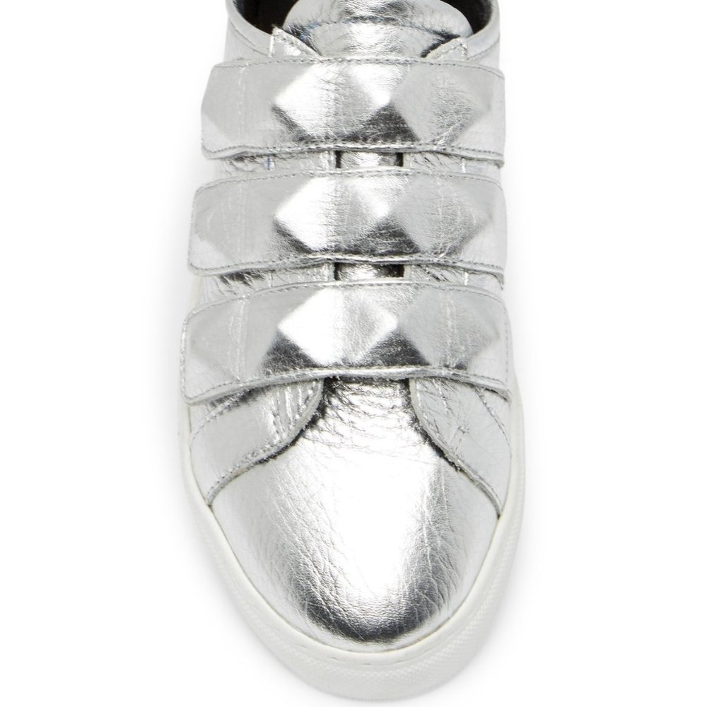 Rebecca Minkoff NEW Sneakers Stud Platform Designer Flats Shoe Leather🎉HP - Picture 4 of 12